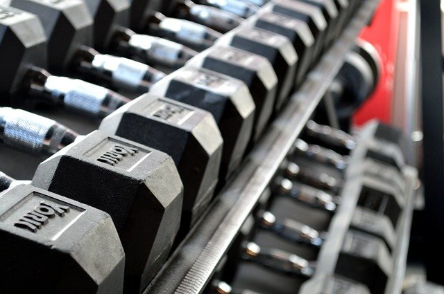 Image of Row of Dumbbells - coffeyfit.com