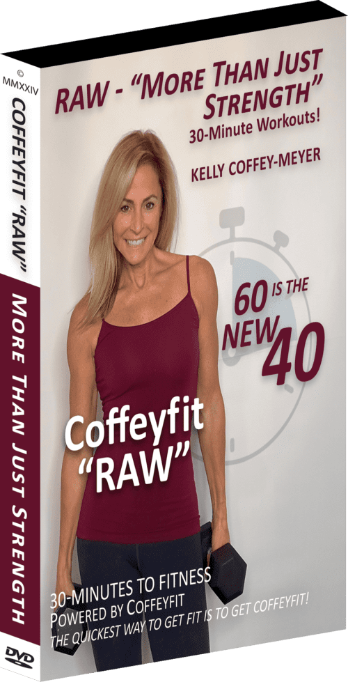 Image of RAW More Than Just Strength cover featuring Kelly Meyer of 30 Minutes to Fitness Powered by Coffeyfit